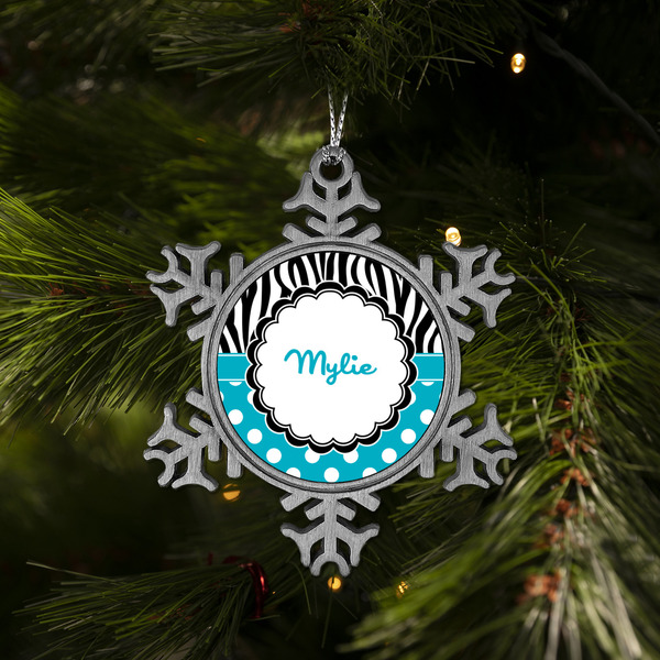 Dots & Zebra Vintage Snowflake - (LIFESTYLE)