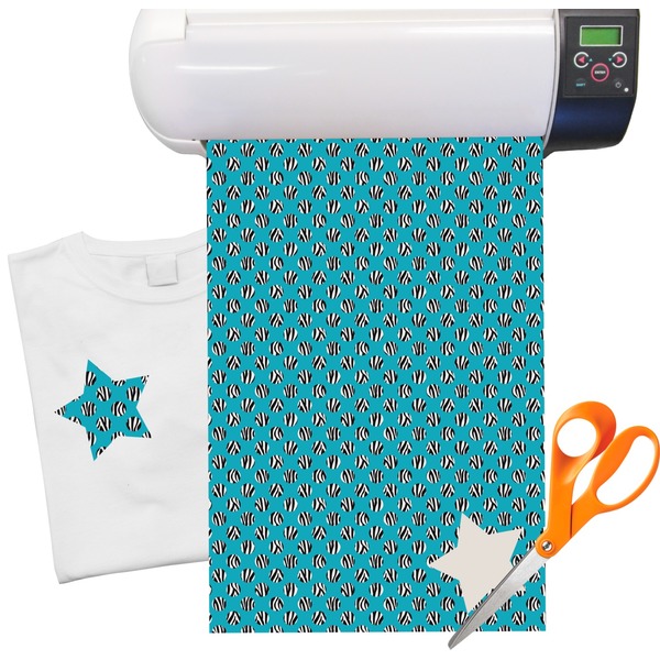 Custom Dots & Zebra Heat Transfer Vinyl Sheet (12"x18")