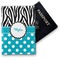 Dots & Zebra Vinyl Passport Holder (Personalized)
