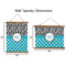 Dots & Zebra Wall Hanging Tapestries - Parent/Sizing