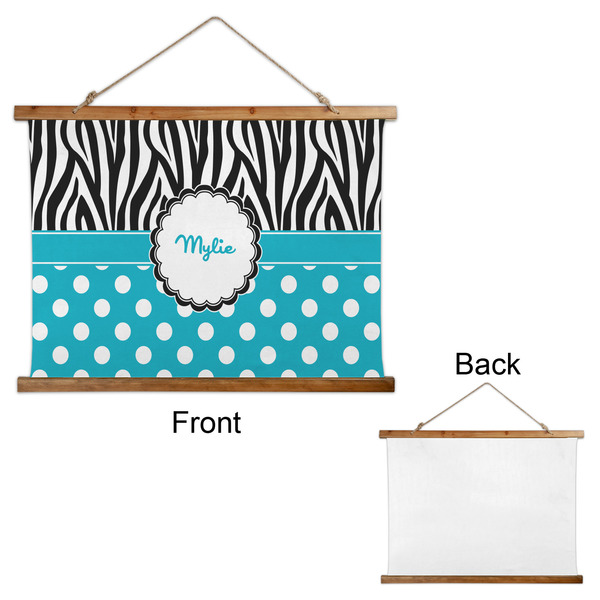 Dots & Zebra Wall Hanging Tapestry - Landscape - APPROVAL