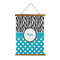 Dots & Zebra Wall Hanging Tapestry - Tall (Personalized)