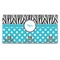 Dots & Zebra Wall Mounted Coat Rack (Personalized)