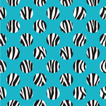 Dots & Zebra Wallpaper & Surface Covering (Peel & Stick 24"x 24" Sample)
