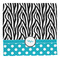 Dots & Zebra Washcloth - Front - No Soap