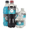 Dots & Zebra Water Bottle Label - Multiple Bottle Sizes