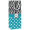 Dots & Zebra Wine Gift Bags - Matte (Personalized)