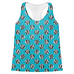 Dots & Zebra Womens Racerback Tank Top - X Small