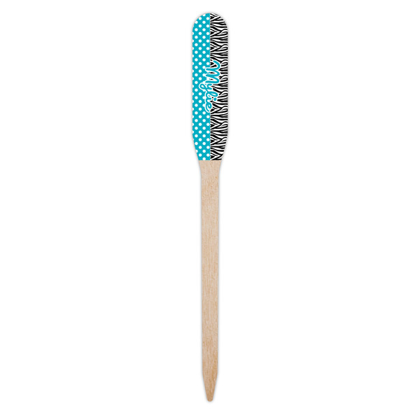 Dots & Zebra Wooden Food Pick - Paddle - Single Pick