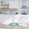 Dots & Zebra Woven Floor Mat - LIFESTYLE (kitchen)