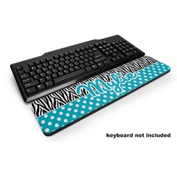 Dots & Zebra Keyboard Wrist Rest (Personalized)