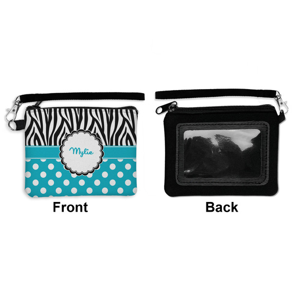 Dots & Zebra Wristlet ID Cases - Front & Back
