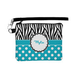 Dots & Zebra Wristlet ID Case w/ Name or Text