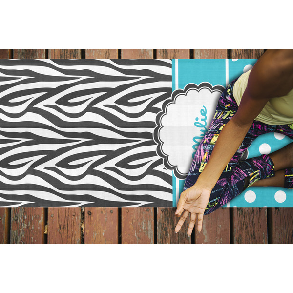 Dots & Zebra Yoga Mats - LIFESTYLE