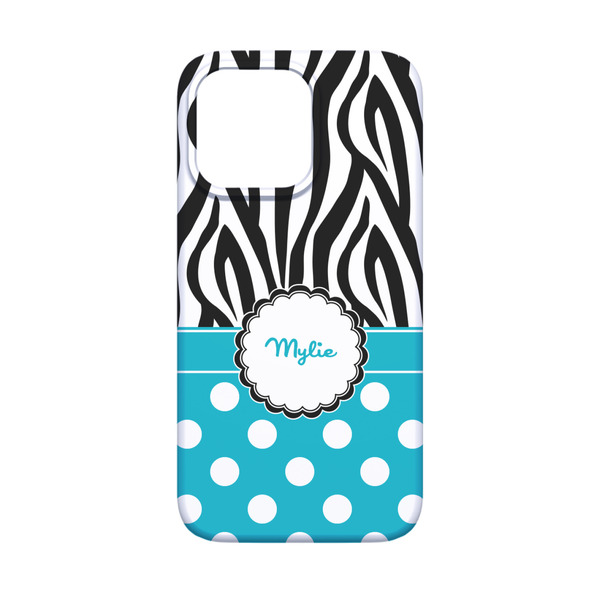 Dots & Zebra iPhone 13 Mini Case - Back