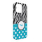 Dots & Zebra iPhone 13 Pro Max Case -  Angle
