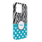 Dots & Zebra iPhone Case - Plastic - iPhone 13 Pro Max (Personalized)