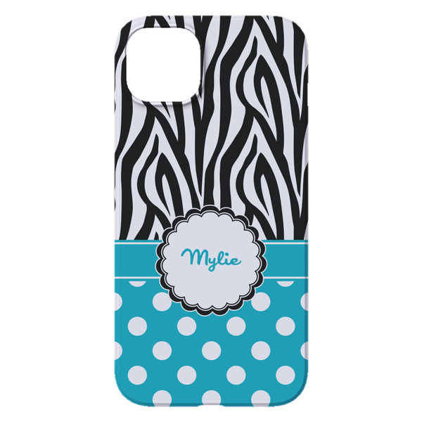 Dots & Zebra iPhone 14 Pro Max Case - Back