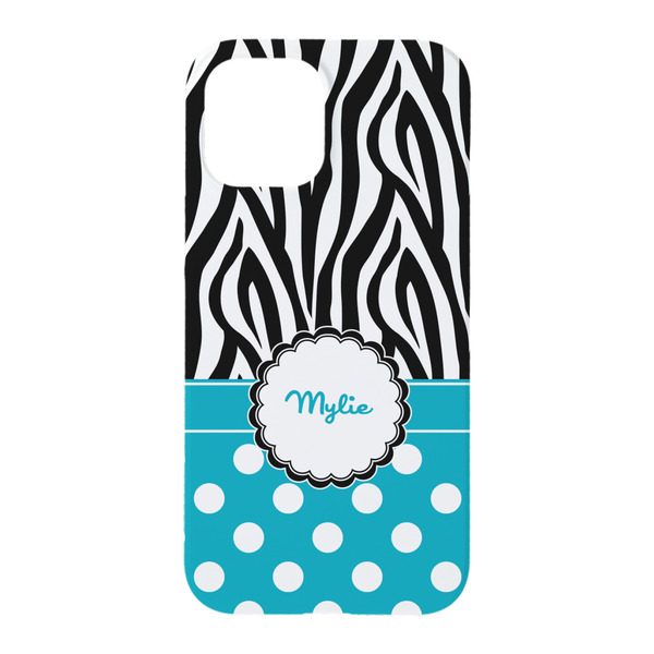 Dots & Zebra iPhone 15 Pro Case - Back
