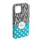 Dots & Zebra iPhone Case - Rubber Lined - iPhone 15 Pro (Personalized)
