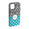 Dots & Zebra iPhone Case - Rubber Lined - iPhone 15 (Personalized)