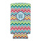 Retro Chevron Monogram Can Cooler (tall 12 oz)