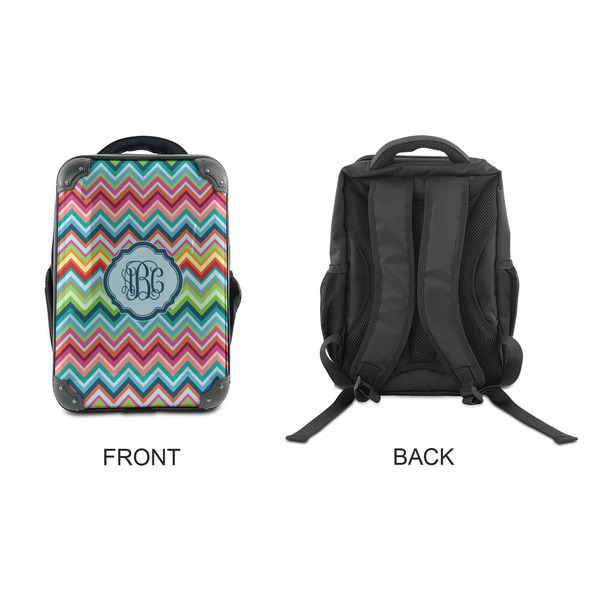 Retro Chevron Monogram 15" Backpack - APPROVAL