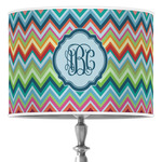 Retro Chevron Monogram Drum Lamp Shade
