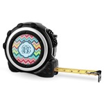 Retro Chevron Monogram Tape Measure - 16 Ft (Personalized)