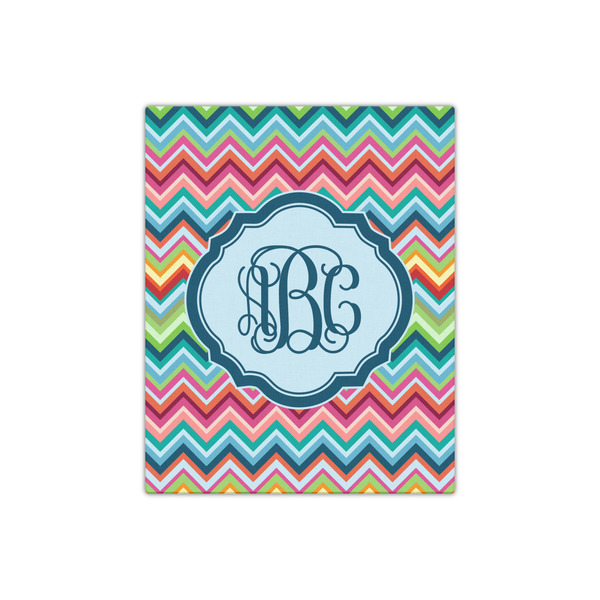 Retro Chevron Monogram 16x20 - Canvas Print - Front View