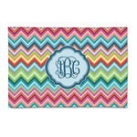 Retro Chevron Monogram 2' x 3' Indoor Area Rug