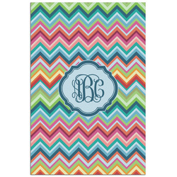 Retro Chevron Monogram Poster - Matte - 24x36