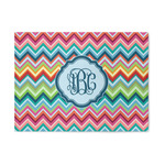 Retro Chevron Monogram 5' x 7' Patio Rug