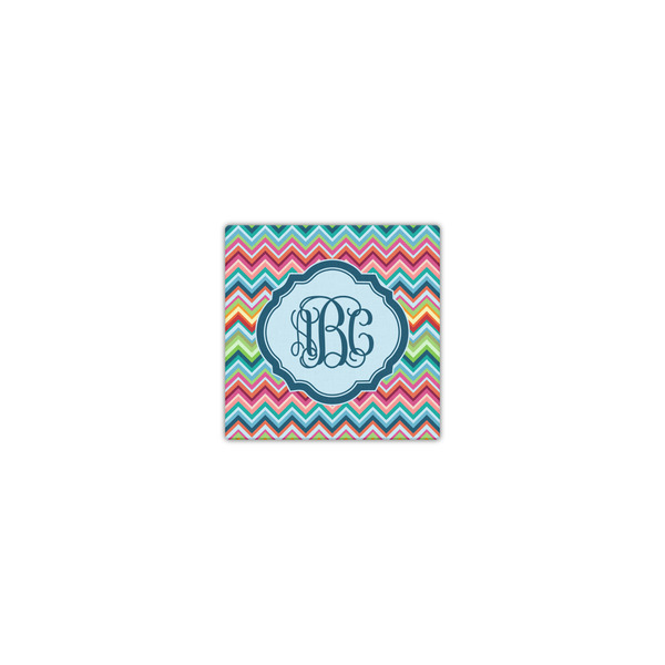 Retro Chevron Monogram 8x8 - Canvas Print - Front View