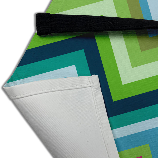 Retro Chevron Monogram Apron - (Detail)