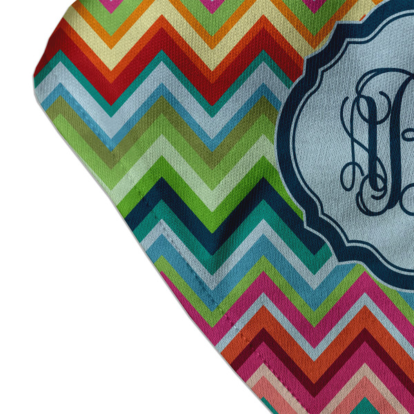 Retro Chevron Monogram Bandana Detail