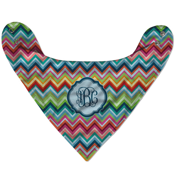 Retro Chevron Monogram Bandana Flat Approval