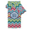 Retro Chevron Monogram Bath Towel Set - 3 Pcs