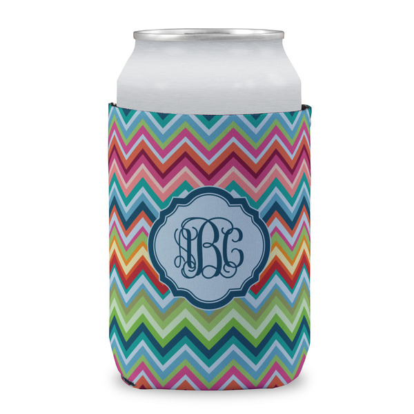 Retro Chevron Monogram Can Sleeve