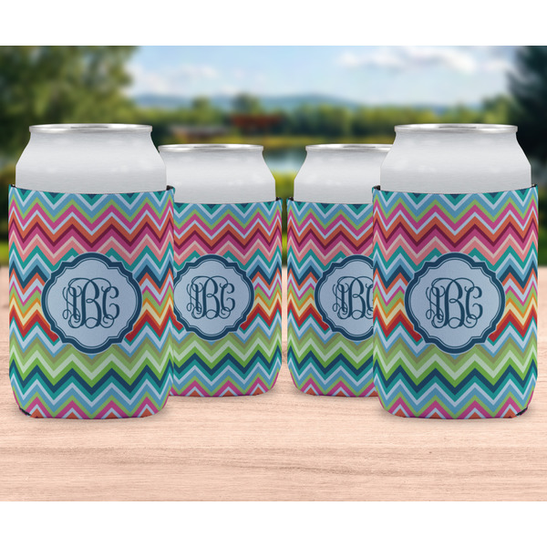 Retro Chevron Monogram Can Sleeve - LIFESTYLE