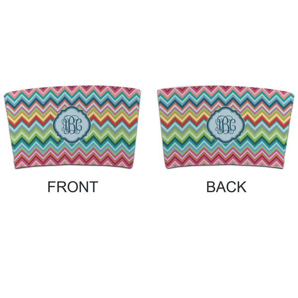 Retro Chevron Monogram Coffee Cup Sleeve - APPROVAL