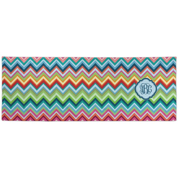 Retro Chevron Monogram Cooling Towel- Approval