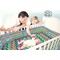 Retro Chevron Monogram Crib - Baby and Parents