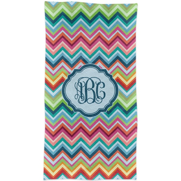 Retro Chevron Monogram Crib Comforter/Quilt - Apvl