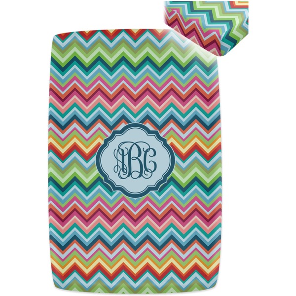 Retro Chevron Monogram Crib Fitted Sheet - Apvl