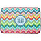 Retro Chevron Monogram Dish Drying Mat (Personalized)
