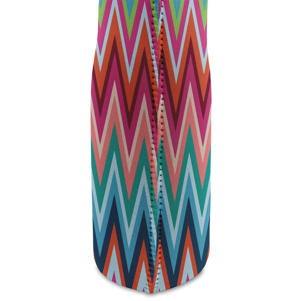 Retro Chevron Monogram Double Wine Tote - DETAIL 2 (new)