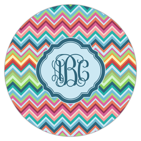 Retro Chevron Monogram Drink Topper - Large - Single