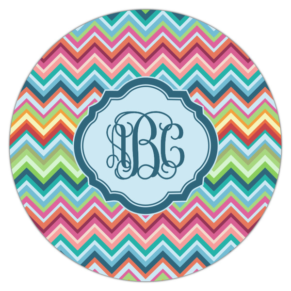 Retro Chevron Monogram Drink Topper - Medium - Single