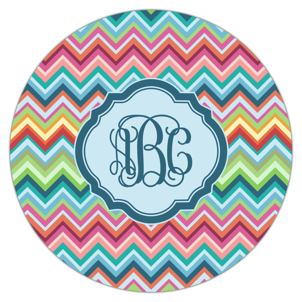 Retro Chevron Monogram Drink Topper - XLarge - Single